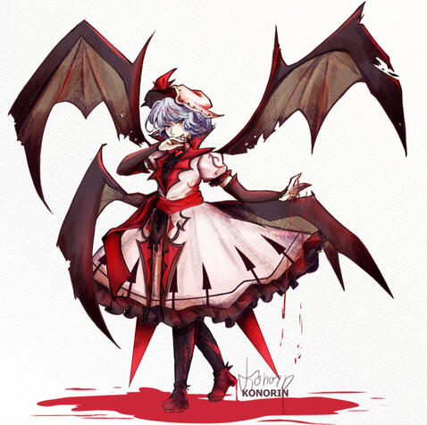 Fanart Remilia Scarlet - Touhou